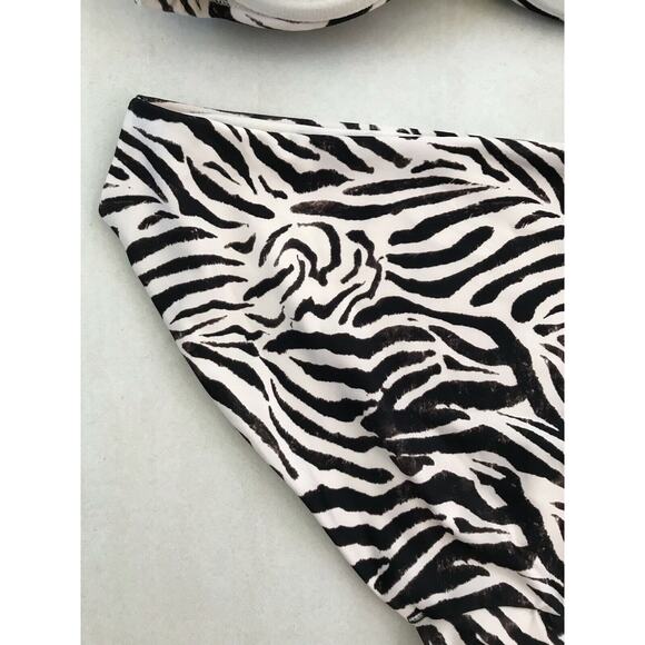 H&M Swim Multicolor Print Bikini Set Swimsuit 34C/6 - Picture 9 of 10